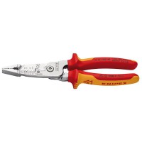 KNIPEX 13 76 200 ME Wire Stripper Metric Version insulated VDE-tested chrome-plated 200mm £64.95